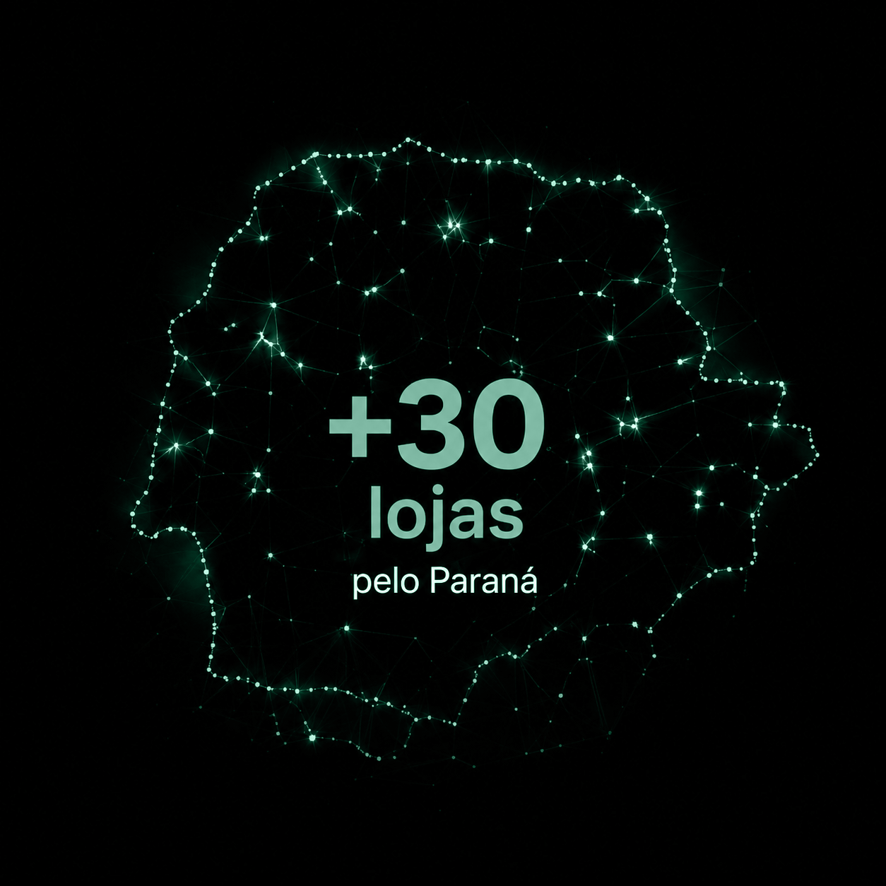Mapa das lojas Festval no Paraná
